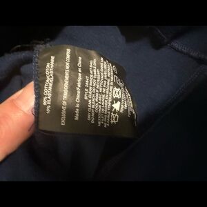 Tory Burch Blue Sleevless Tank Top made of 90% Cotton Size Medium